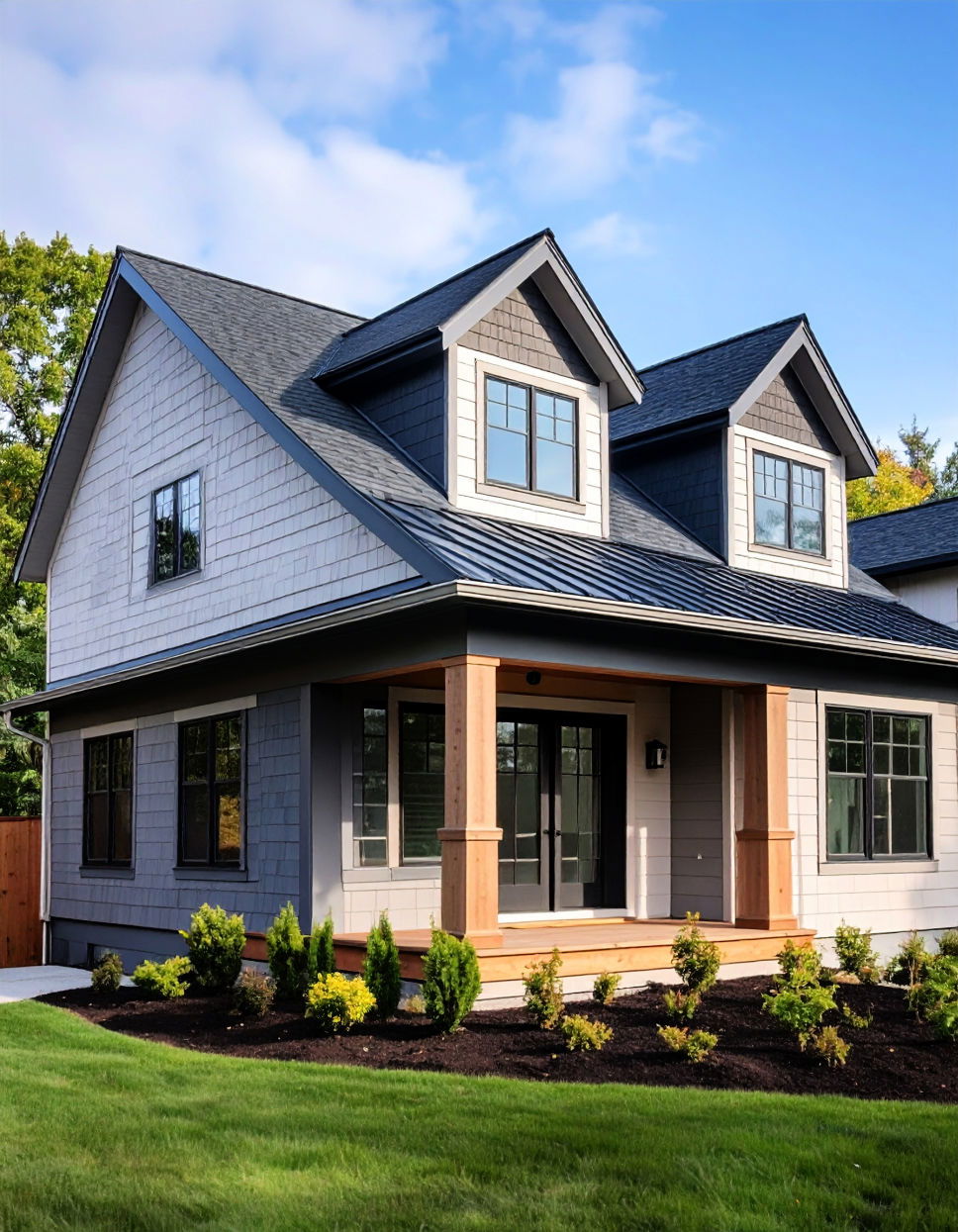 Dormer Accent Two Tone Siding Two tone Siding Designs