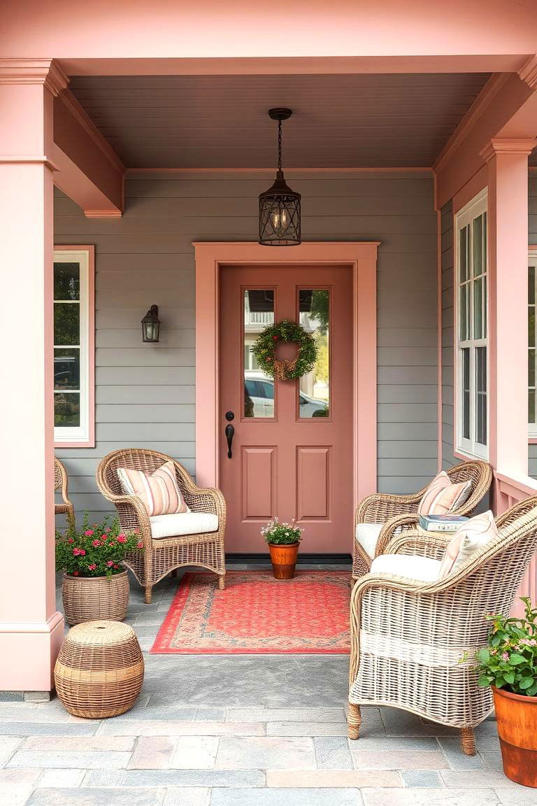 Dusty Rose to Infuse Subtle Delight - 25 Porch Paint Colors