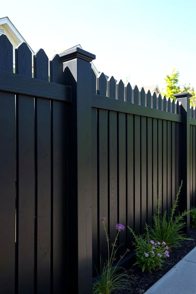 Ebony Black - 25 Fence Stain Colors