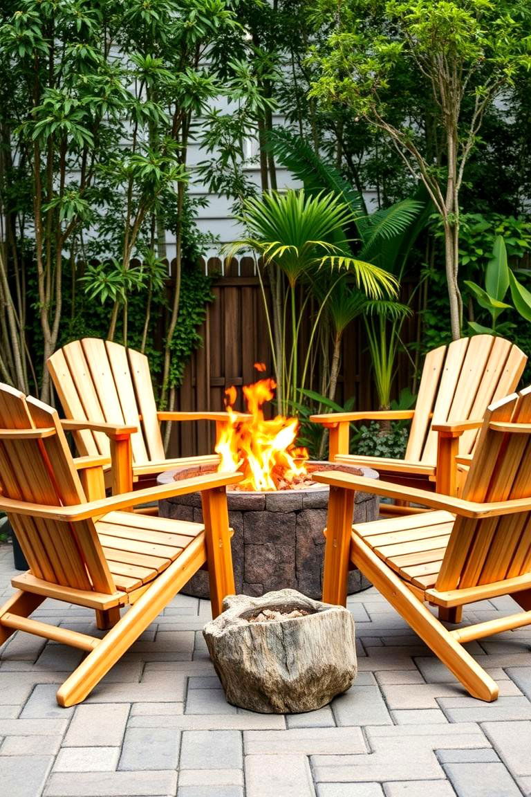 Eco Friendly Bamboo Chairs for Sustainable Living - 25 Fire Pit Chair Ideas