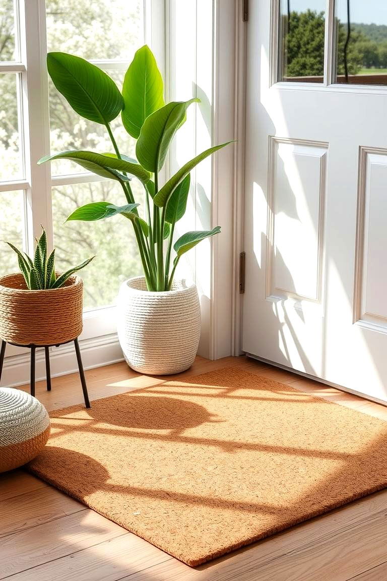 Eco Friendly Cork Mats - 25 Front Door Mat Ideas