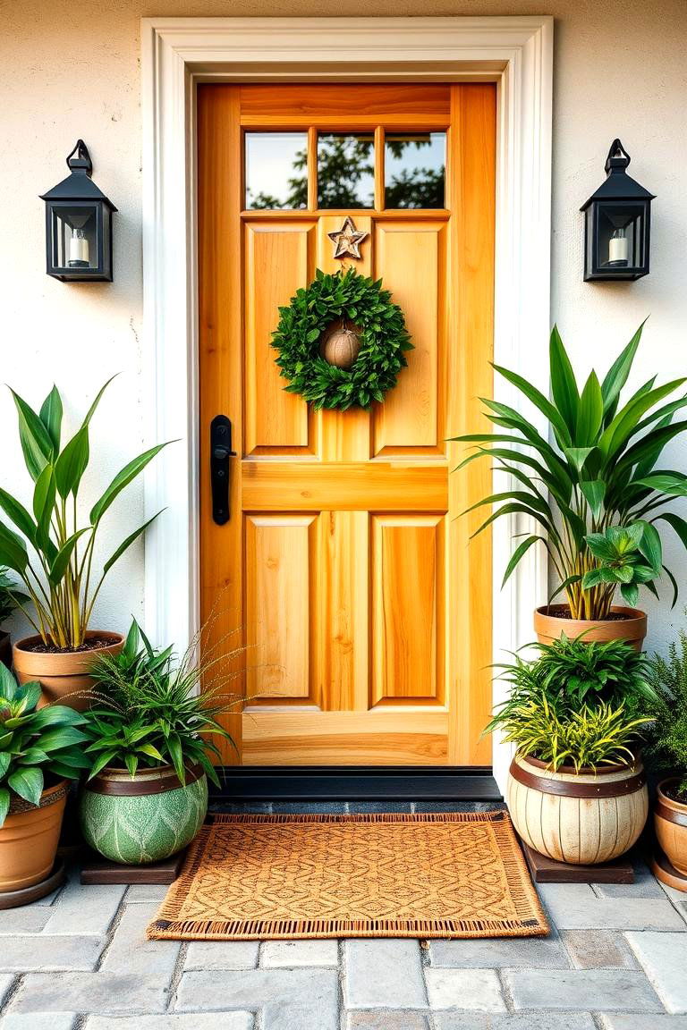 Eco Friendly Decorations - 25 Front Door Decor Ideas