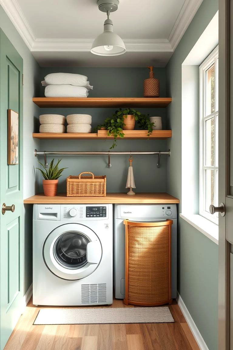 Eco Friendly Green Materials - 25 Green Laundry Room Ideas