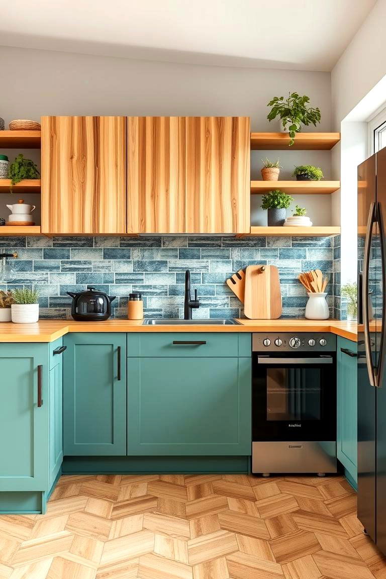 Eco Friendly Materials - 25 Townhouse Kitchen Ideas