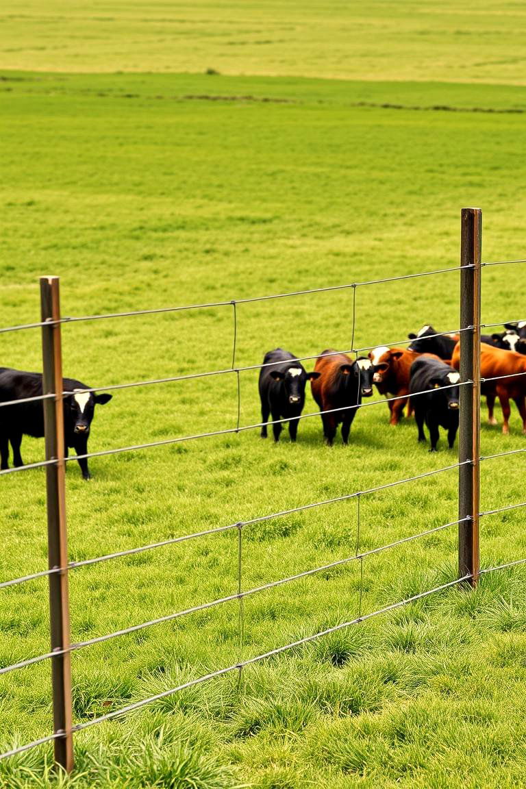 Electric Fencing for Cattle - 25 Farm Fence Ideas