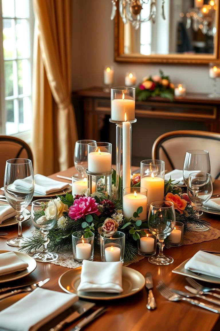 Elegant Candle Centerpieces for Dining Tables - 25 Decorating With Candles