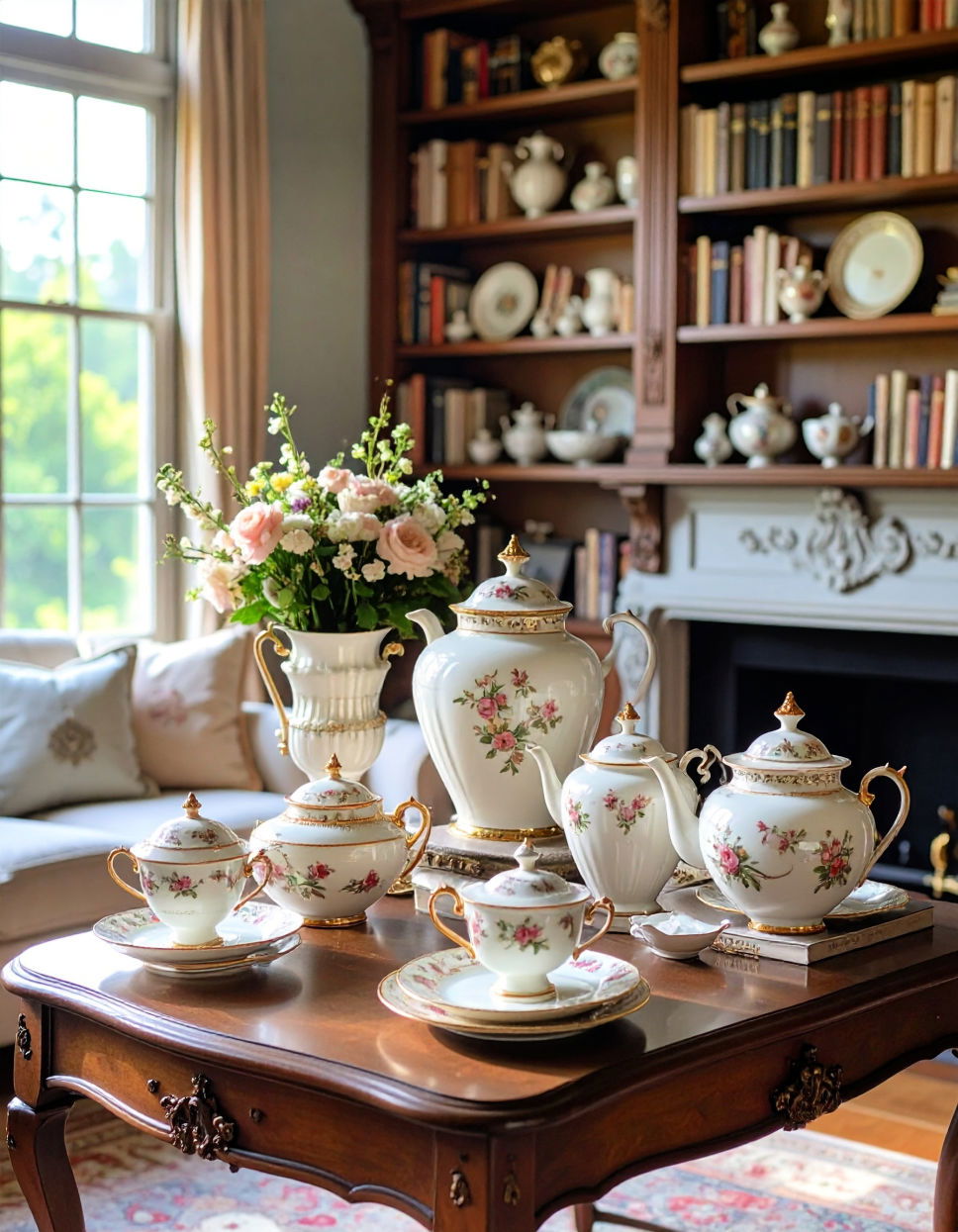 Elegant Porcelain Accents for Timeless Charm