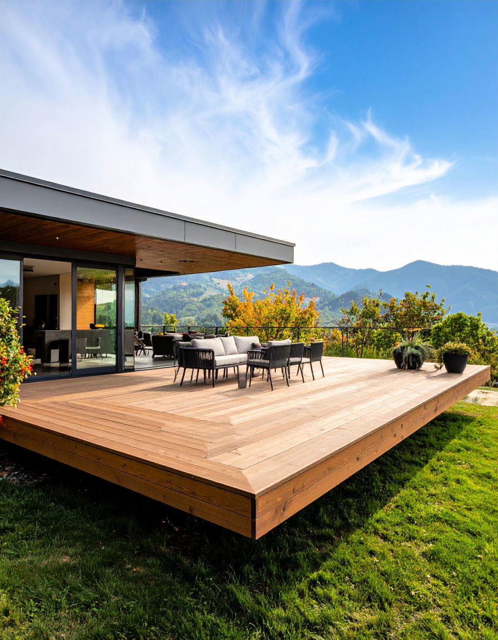 Elevated Floating Deck
