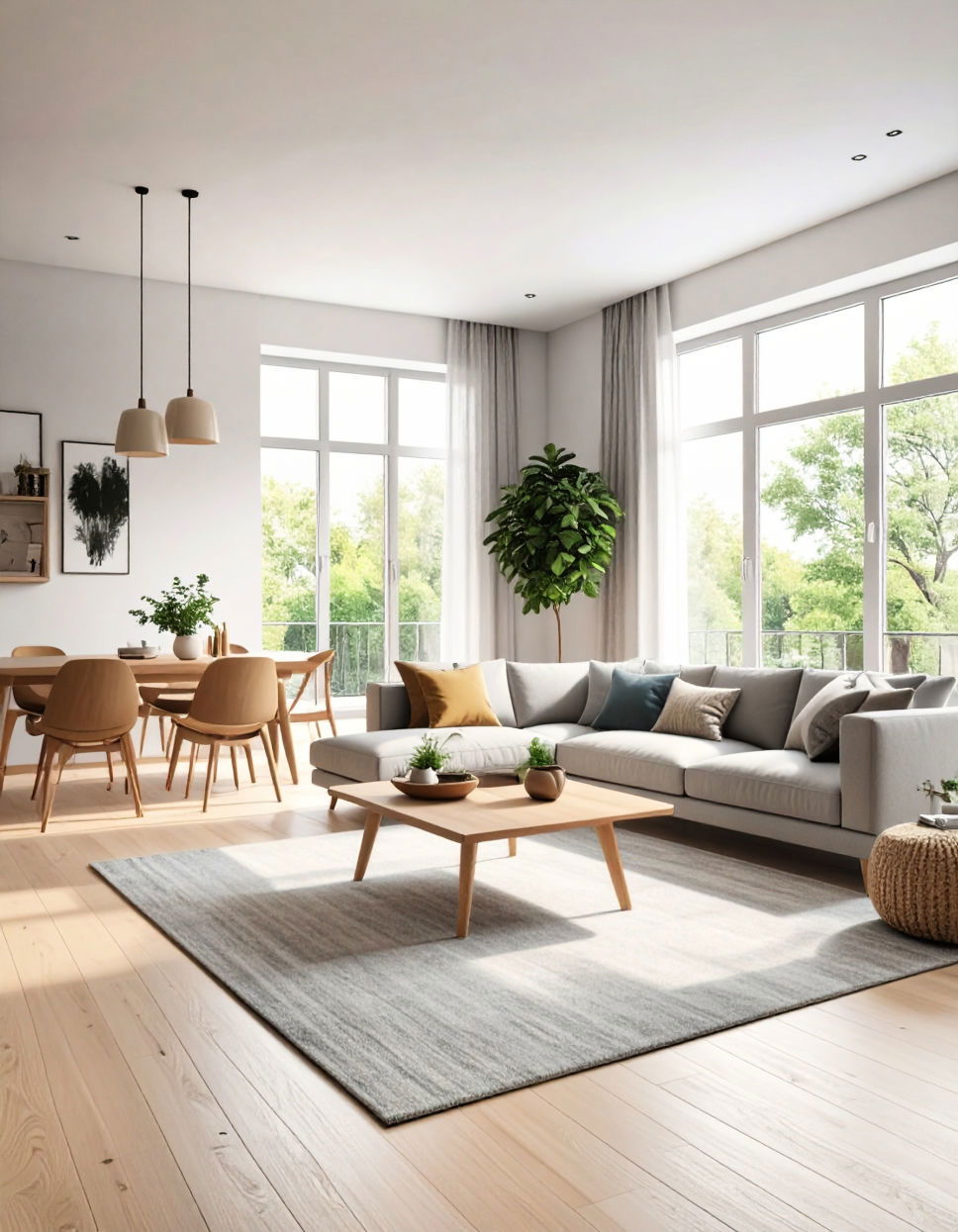 Embrace Minimalist Design for Clean Lines Townhouse Interior Design Ideas