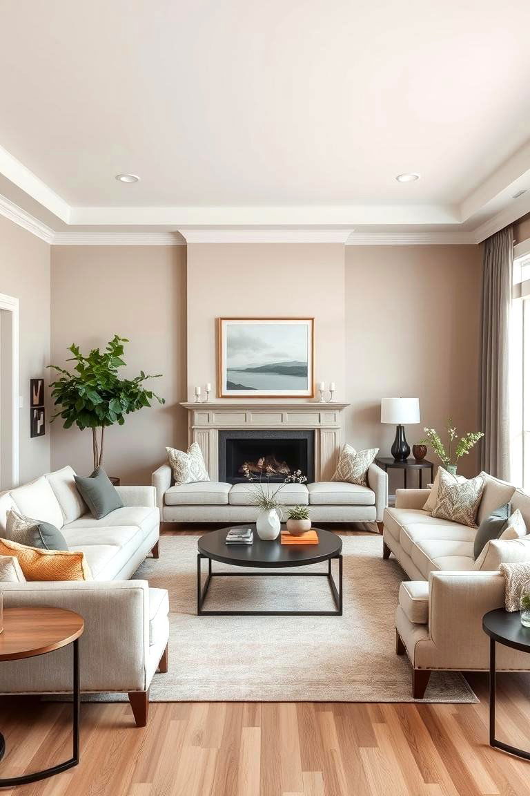 Embrace Neutral Color Palettes for Versatility - 25 Transitional Interior Design Ideas