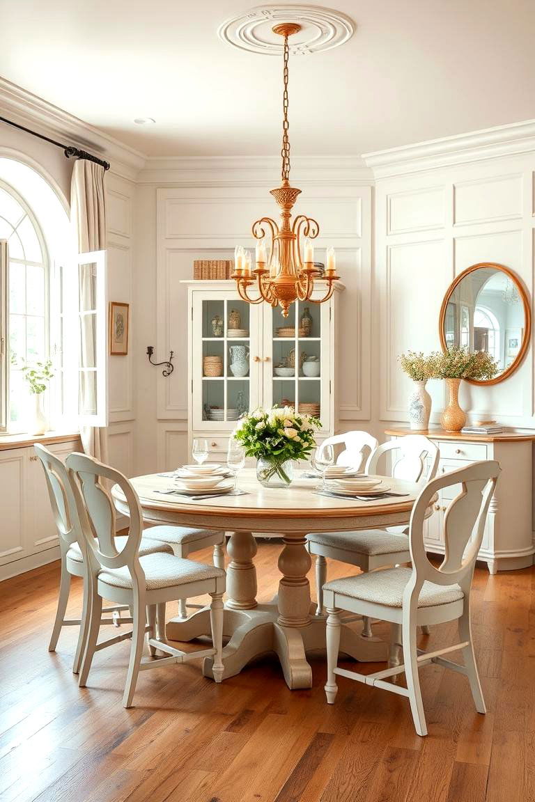 Embrace Soft Pastel Palettes - 25 French Country Dining Room Ideas