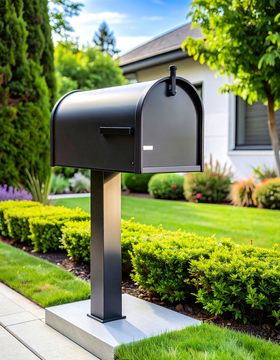 Embracing Modern Aesthetics with a Sleek Minimalist Mailbox