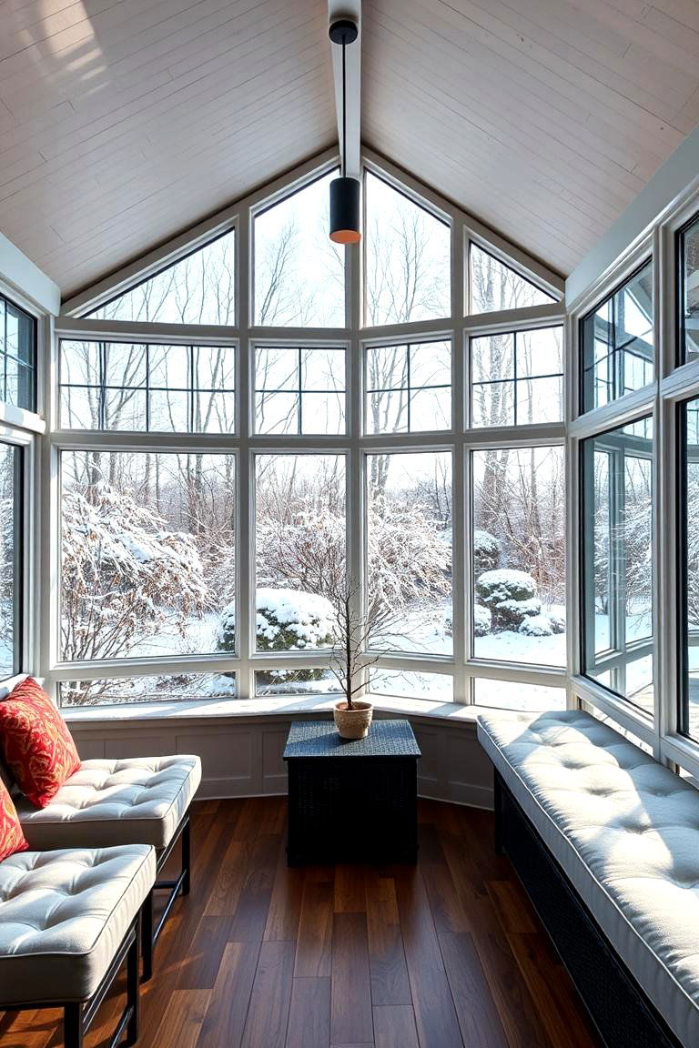 Enclosed Glass Walls for Year Round Comfort - 25 Three Season Porch Ideas
