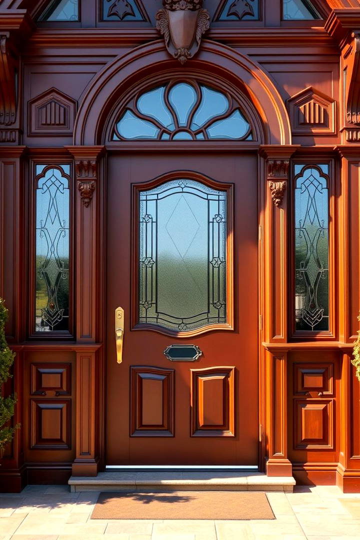 Enhance with a Victorian Style Door - 25 Victorian Porch Ideas