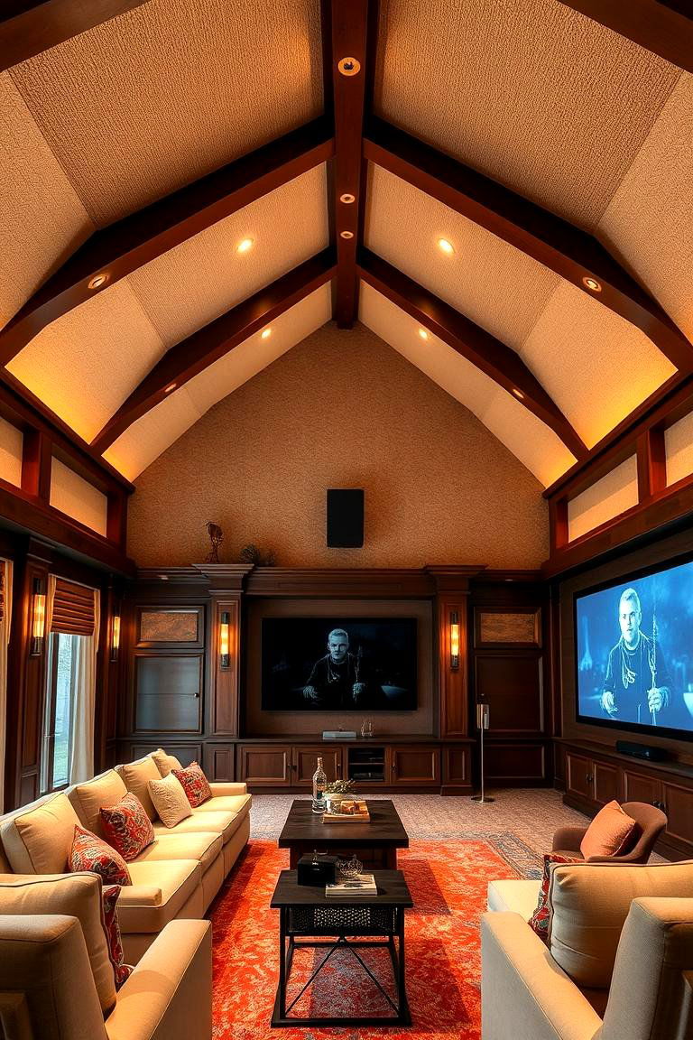 Enhancing Acoustics with Vaulted Ceilings - 25 Vaulted Ceiling With Beams
