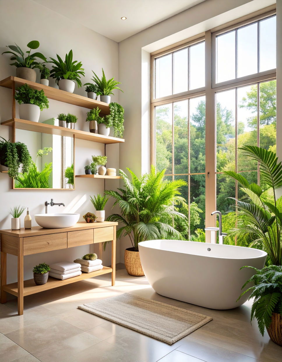 Enhancing Bathrooms with Humidity Lovers