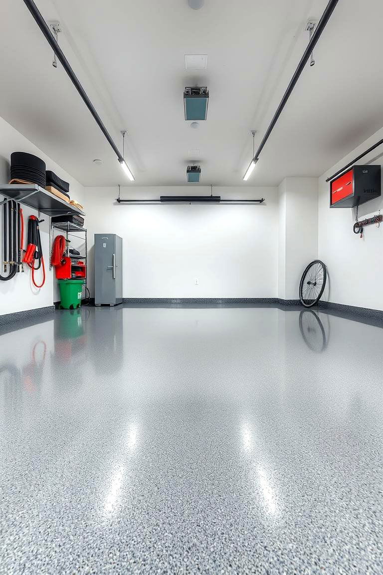 Epoxy Flooring for Ultimate Durability - 25 Garage Flooring Ideas