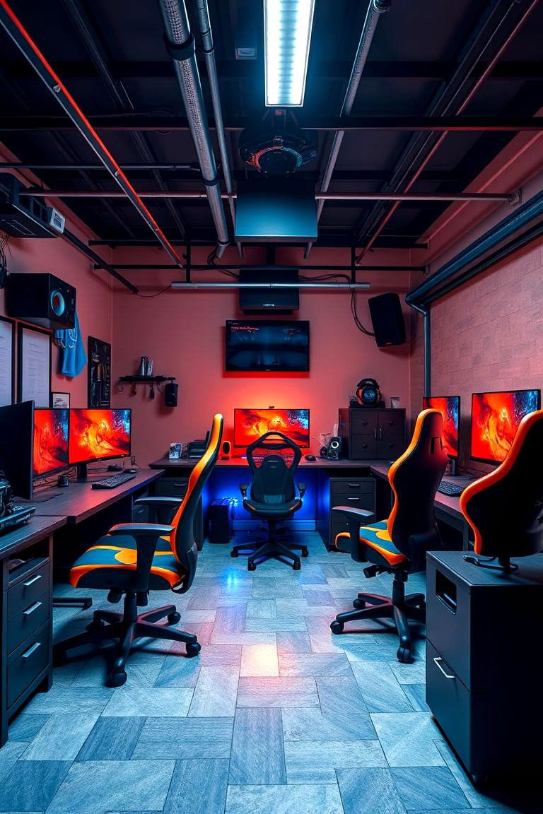 Esports Training Room - 25 Garage Game Room Ideas