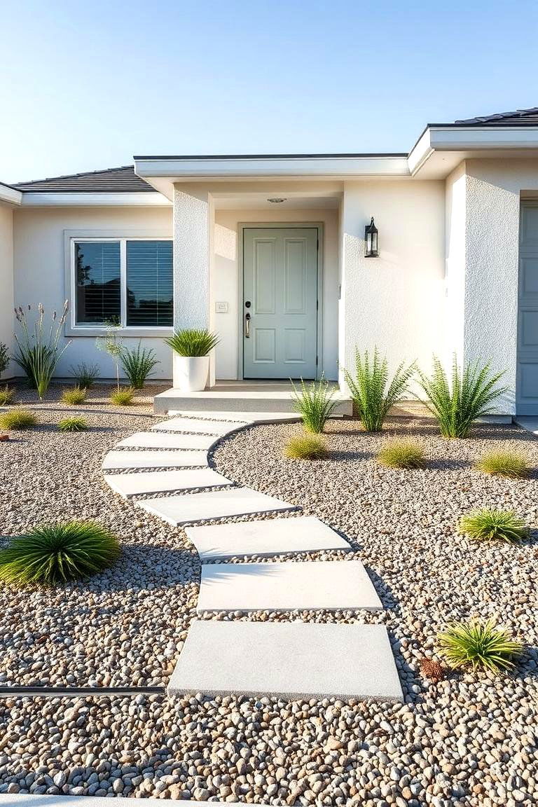 Experiment with Minimalist Landscaping - 25 Front Yard Landscaping Ideas