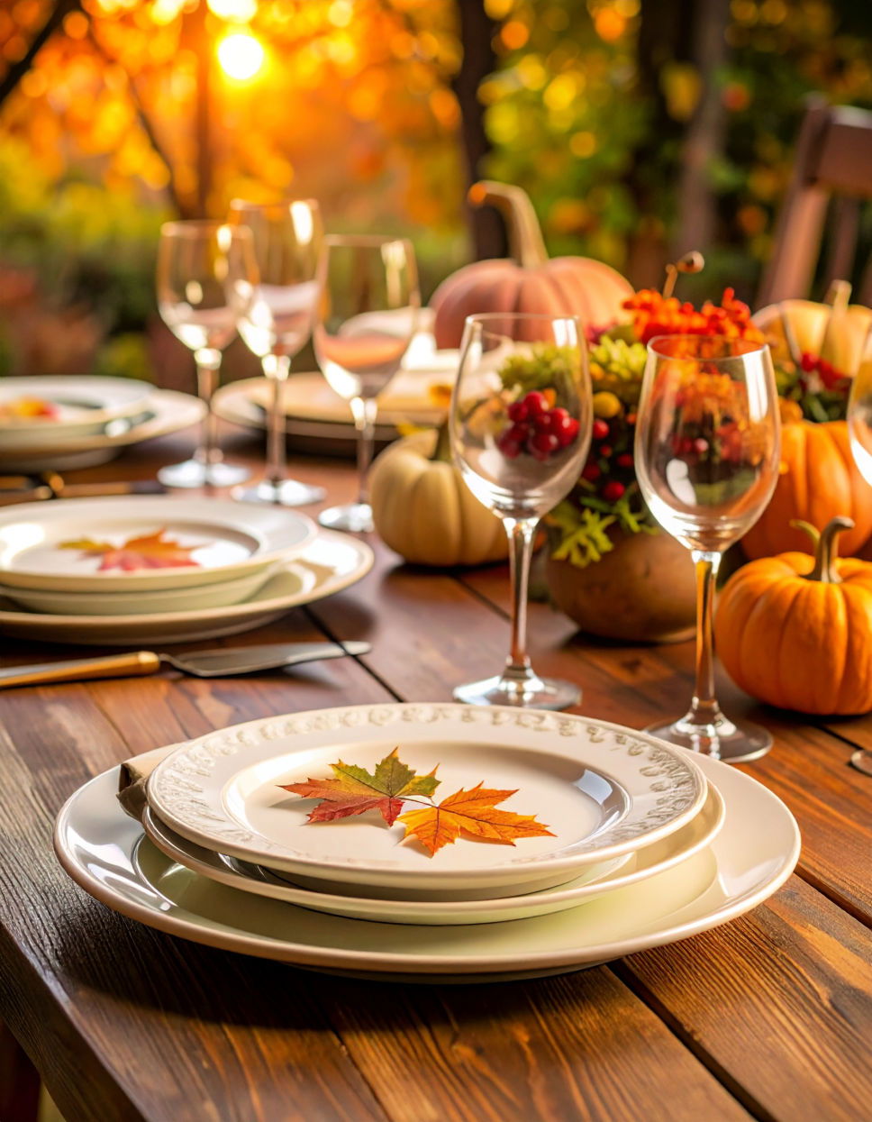 Fall Themed China
