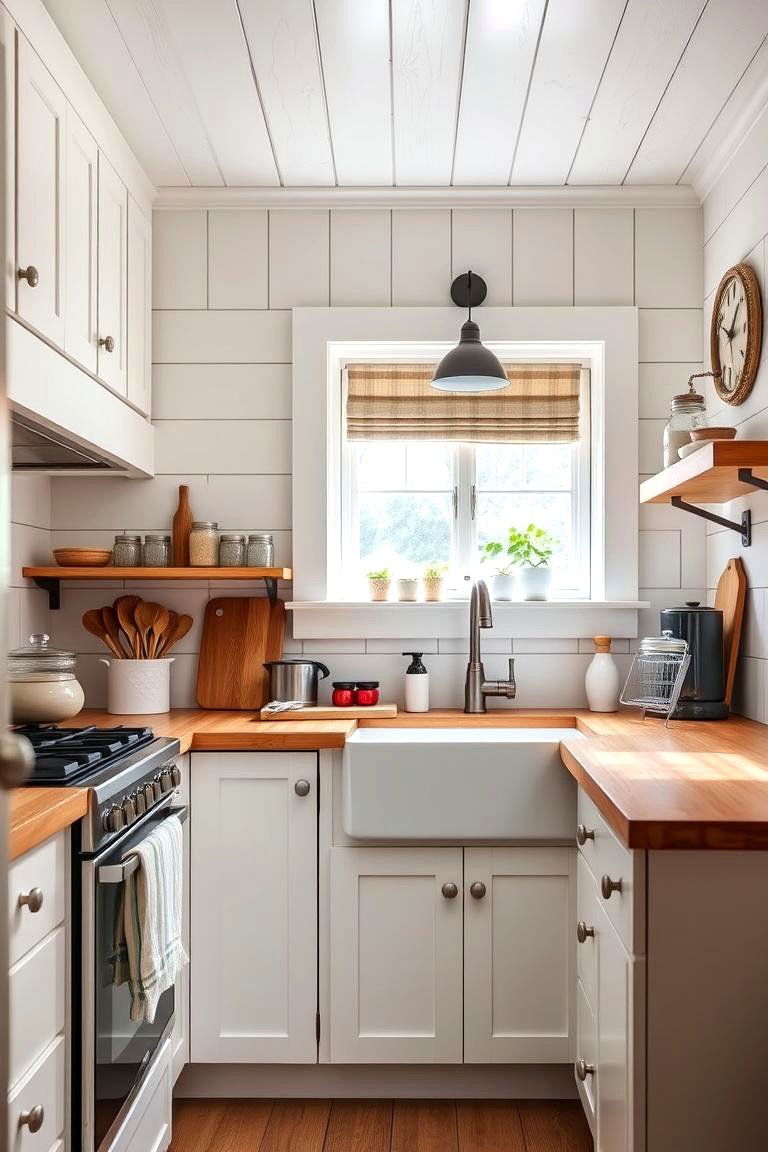 Farmhouse Charm - 25 Townhouse Kitchen Ideas
