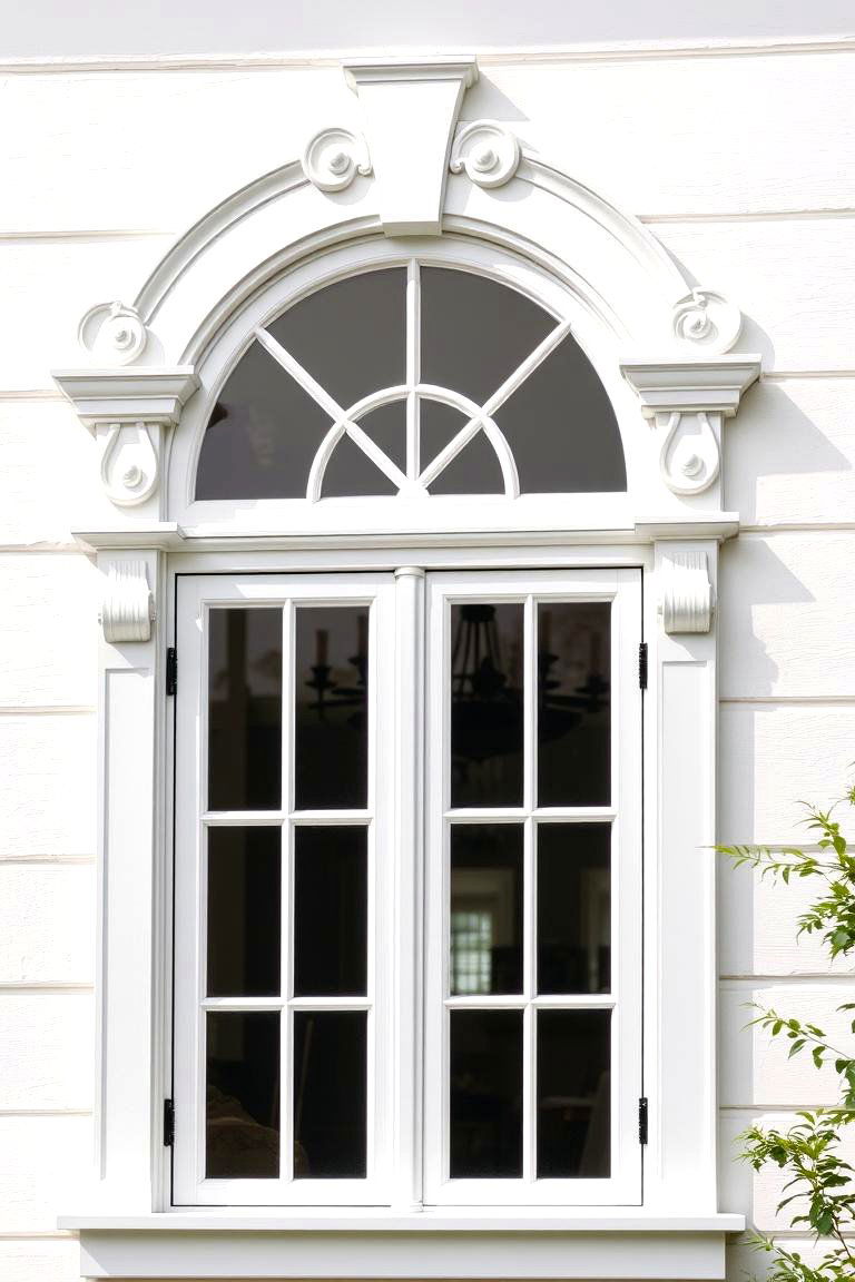 Farmhouse Window Trim with Decorative Corners - 25 Farmhouse Interior Window Trim Ideas