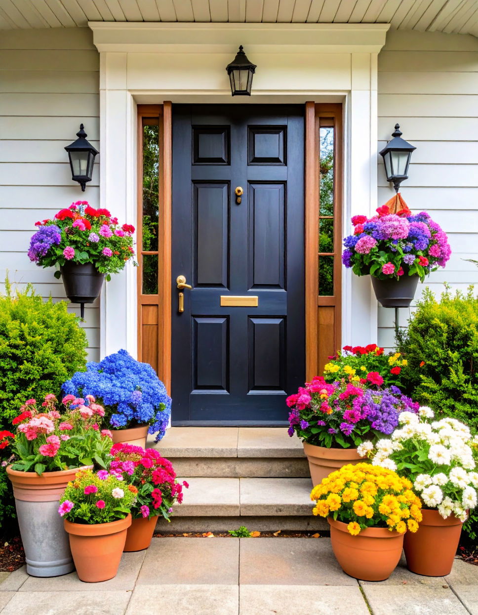 Feature Vibrant Potted Plants