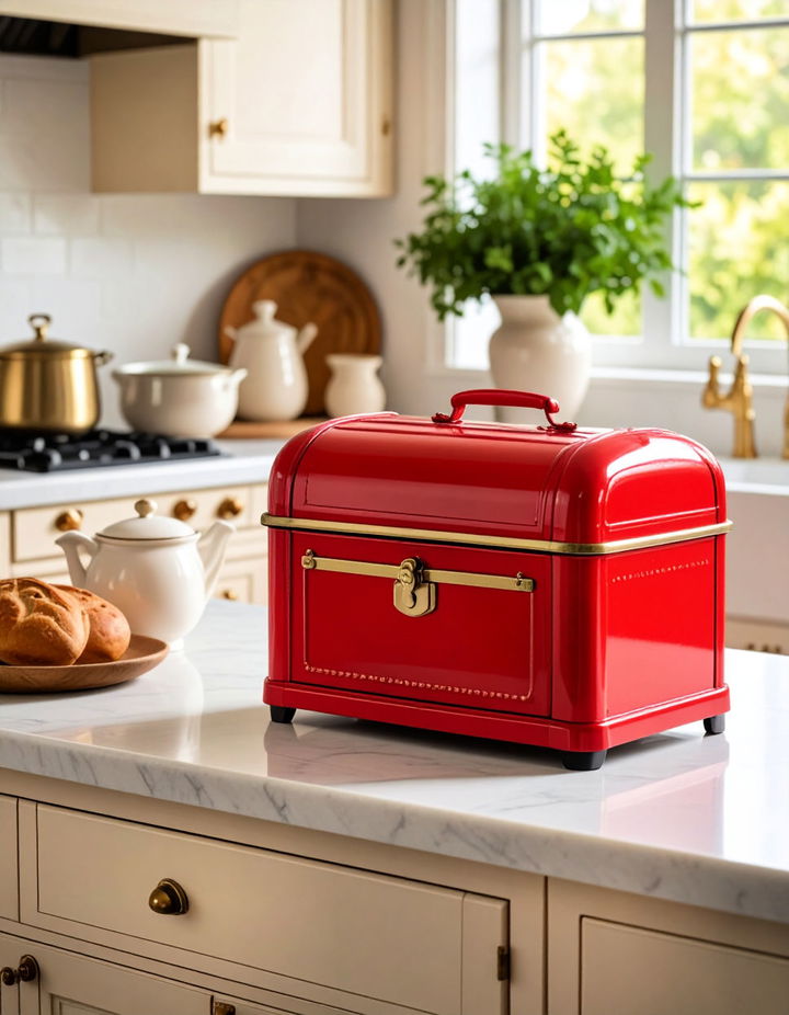 Feature a Classic Breadbox Vintage Kitchen Ideas