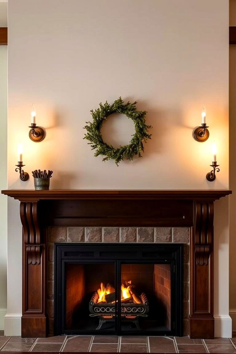 Fireplace Sconces for Ambient Lighting - 25 Traditional Fireplaces