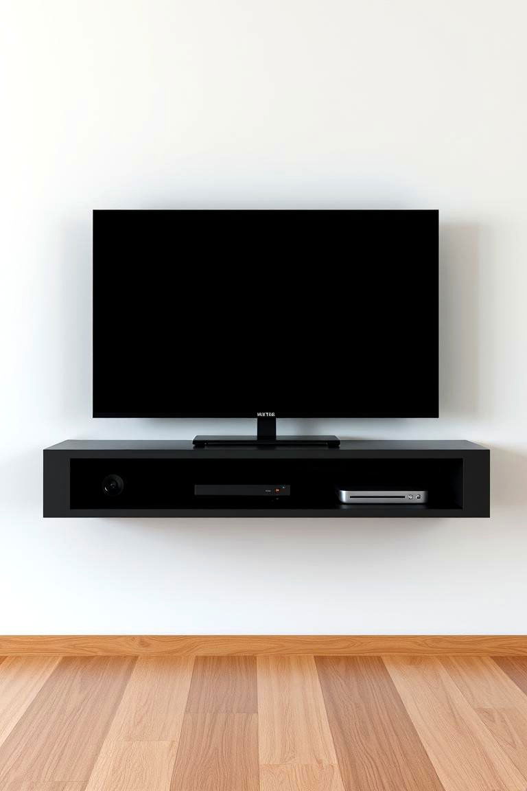 Floating Shelves for TV Mounting - 25 Floating Shelves Ideas