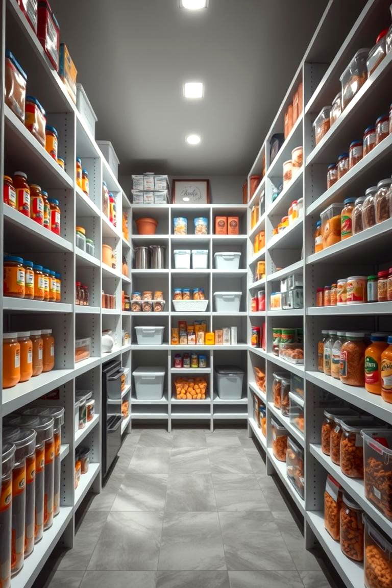 Floor to Ceiling Pantry for Kitchen Organization - 25 Floor to Ceiling Cabinets Ideas