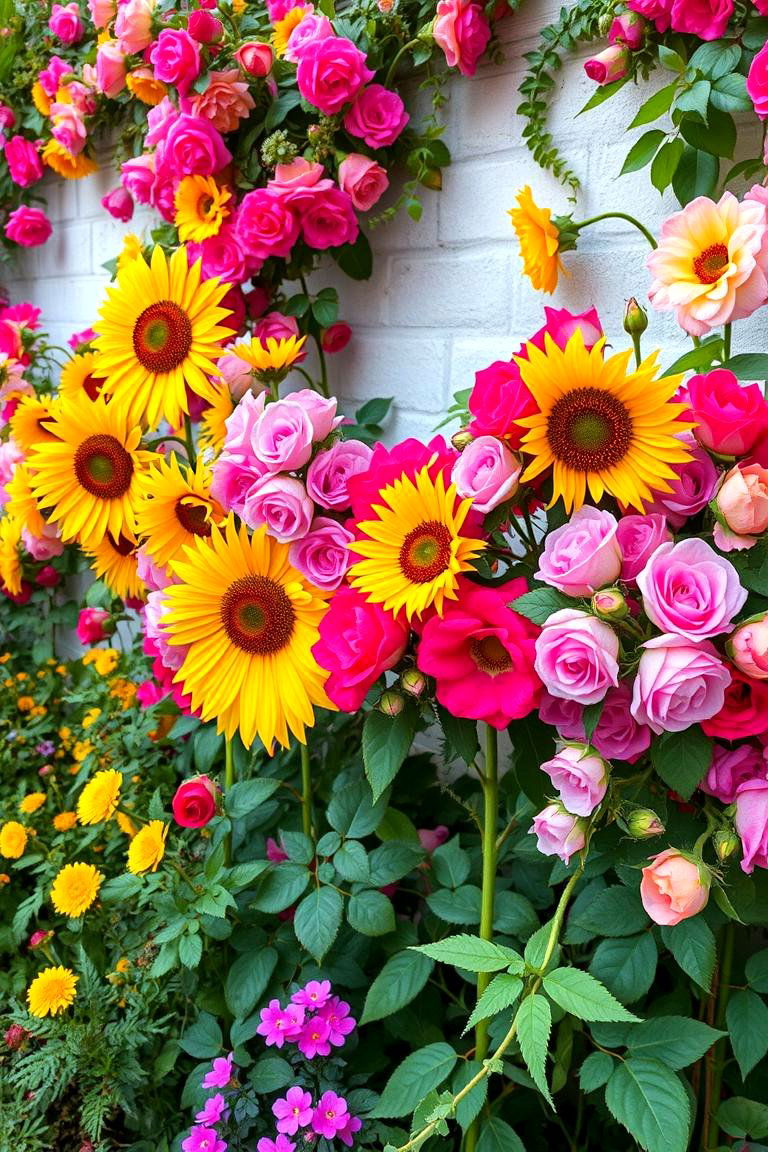 Floral Bliss Embrace the Beauty of Nature - 25 Garden Mural Ideas