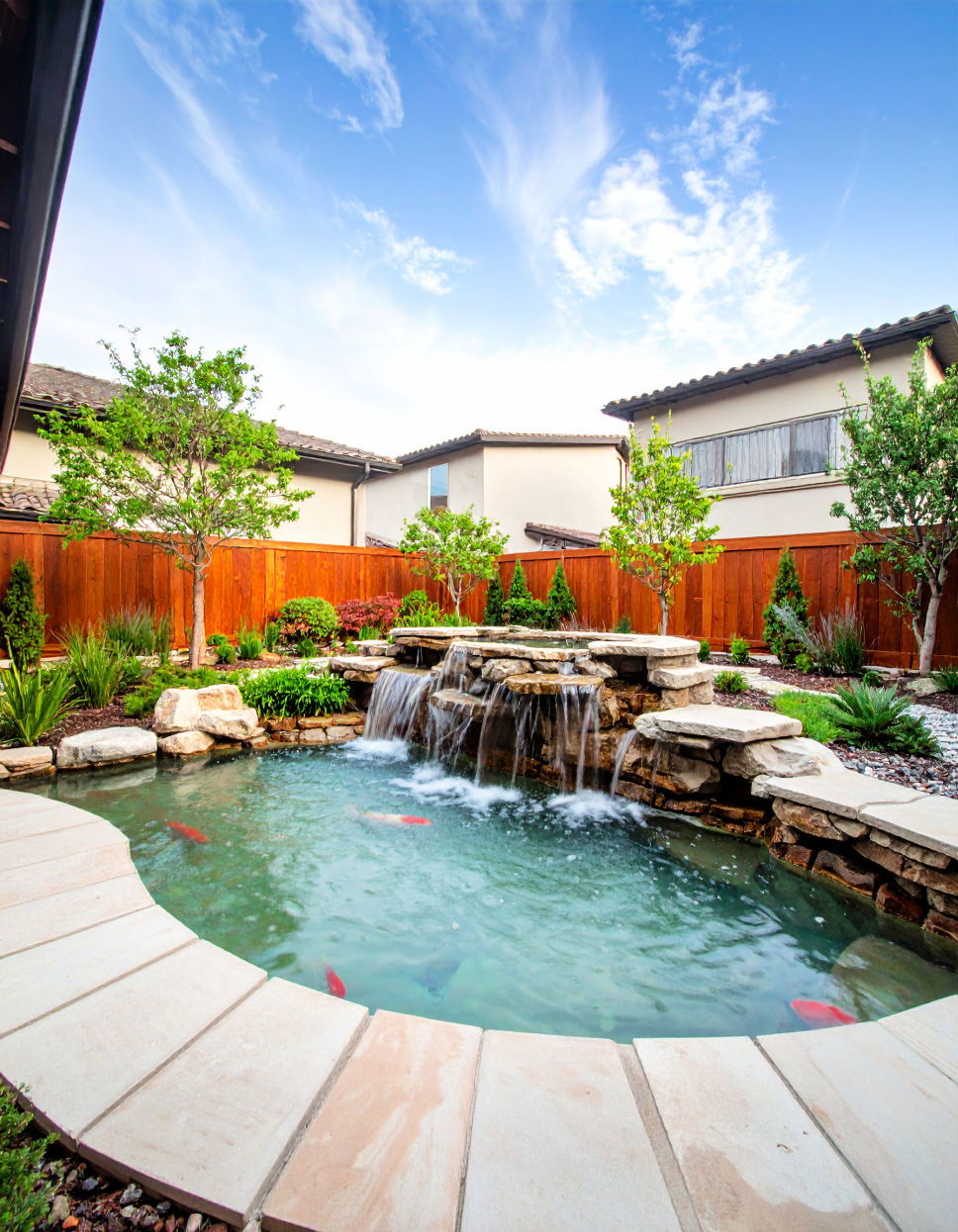 Florida Backyard Water Feature