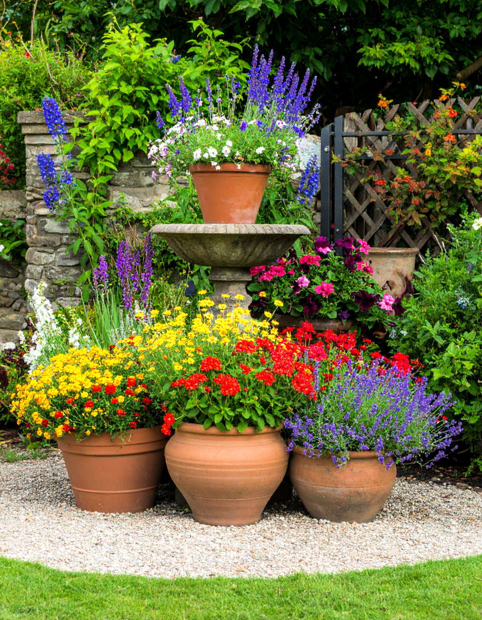 Flowering Pot Cluster Idea