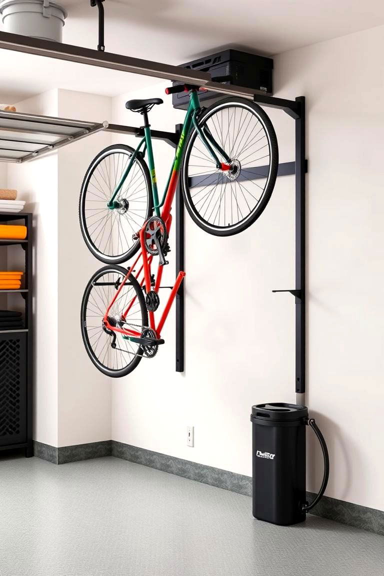 Foldable Bike Rack - 25 Garage Bike Storage Ideas