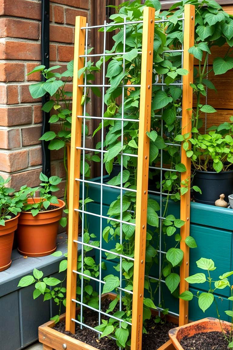 Foldable Trellis for Compact Gardens - 25 Garden Trellis Ideas