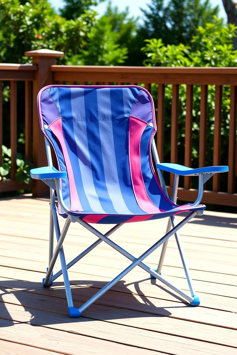 Folding Deck Chairs - 25 Deck Furniture Ideas