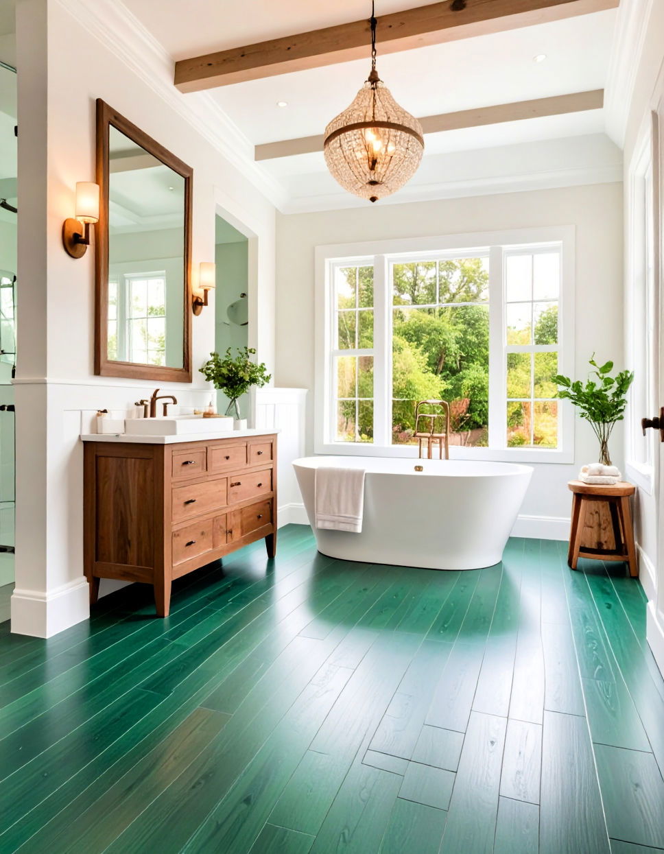 Forest Green Flooring