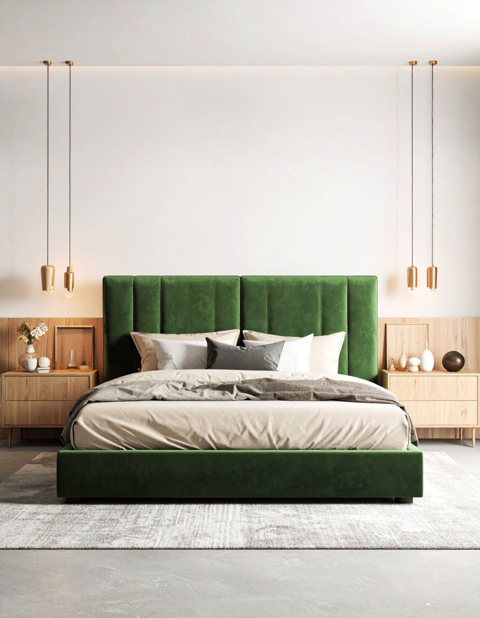 Forest Green Headboard