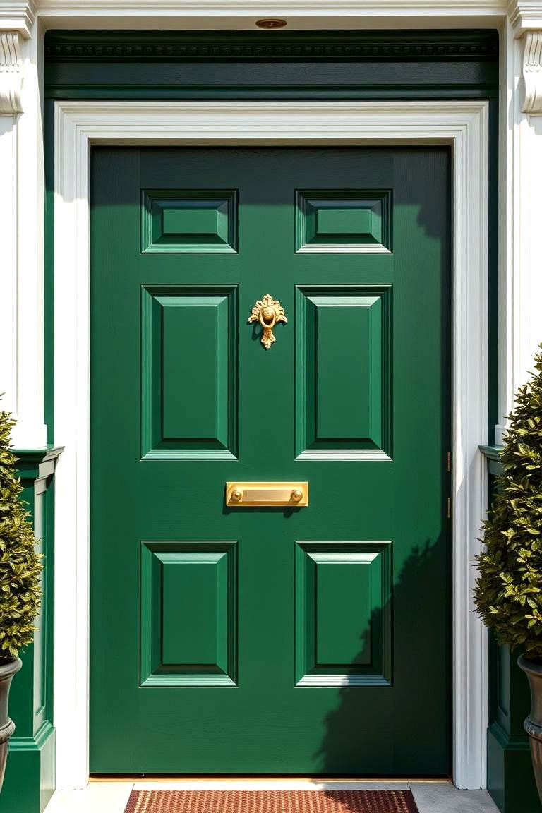 Forest Green for a Classic Appeal - 25 Green Front Door Ideas
