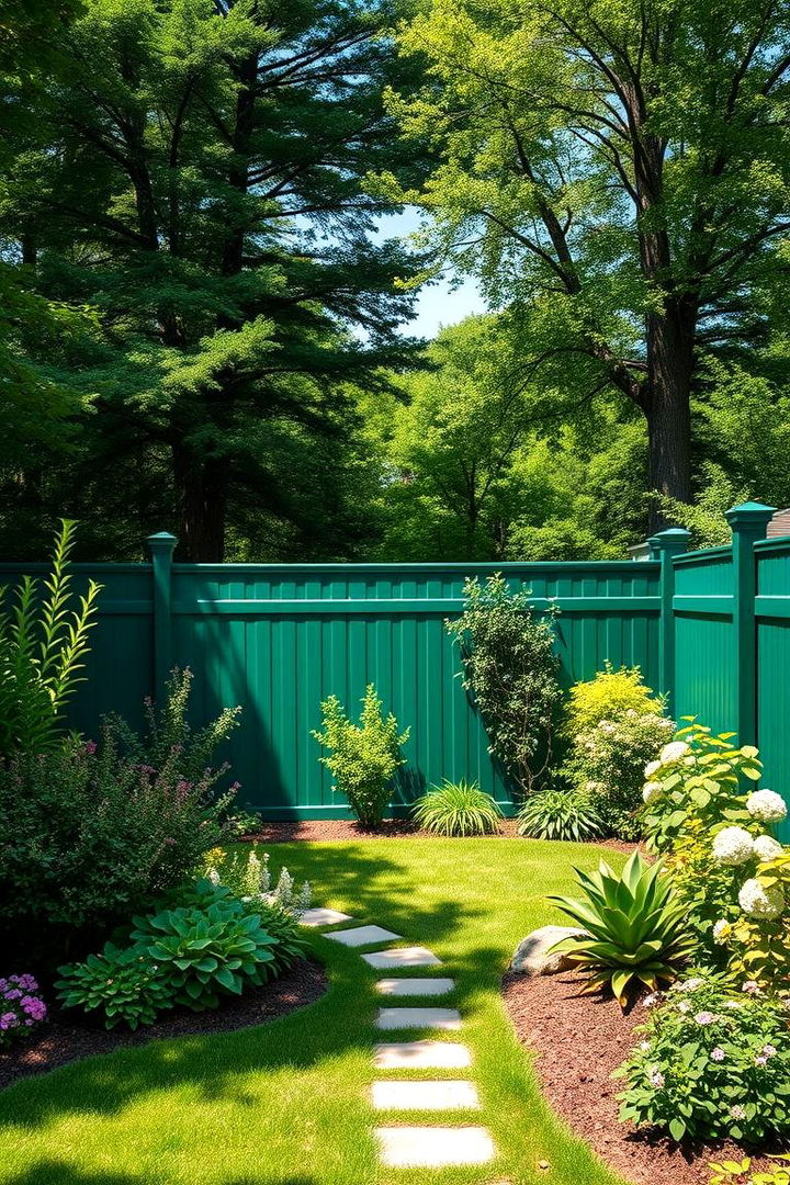 Forest Green for a Lush Private Retreat - 25 Vinyl Fence Colors
