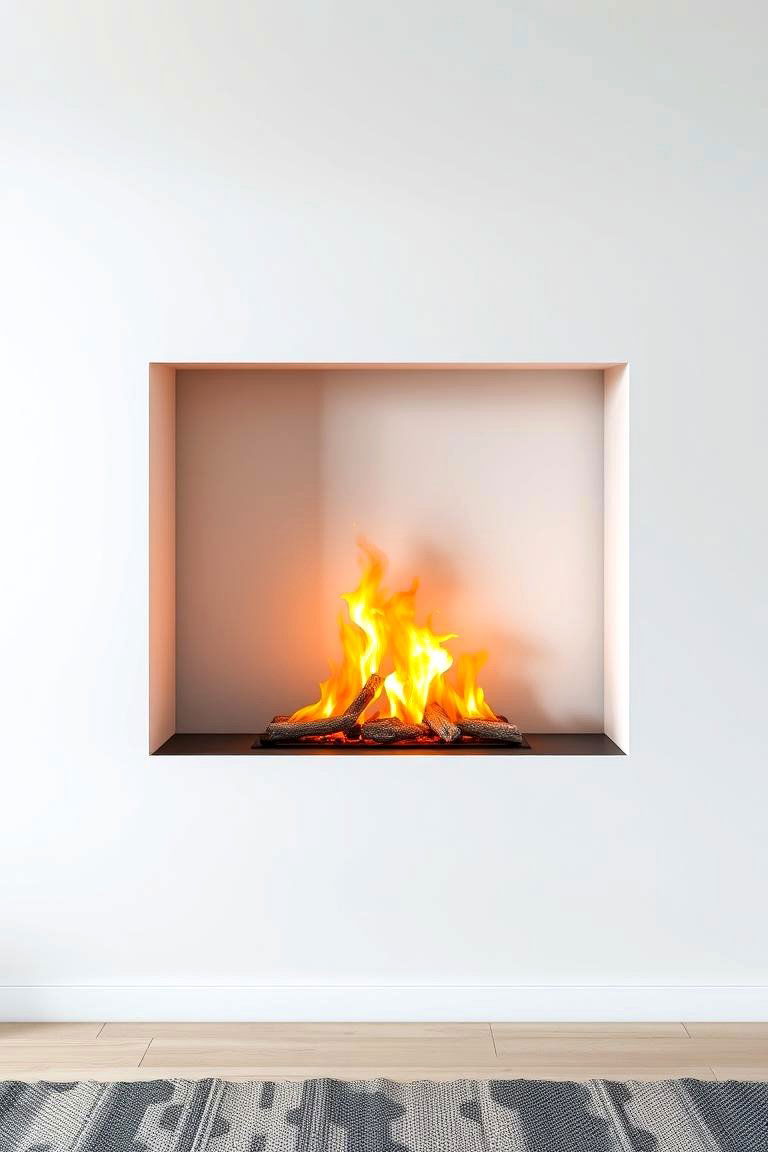 Frameless Fireplace Design - 25 Fireplace Built-in Ideas