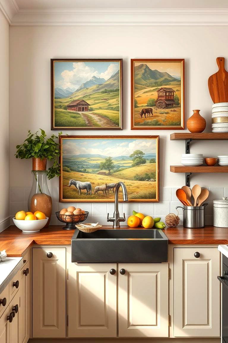 French Country Wall Art - 25 French Country Kitchen Ideas