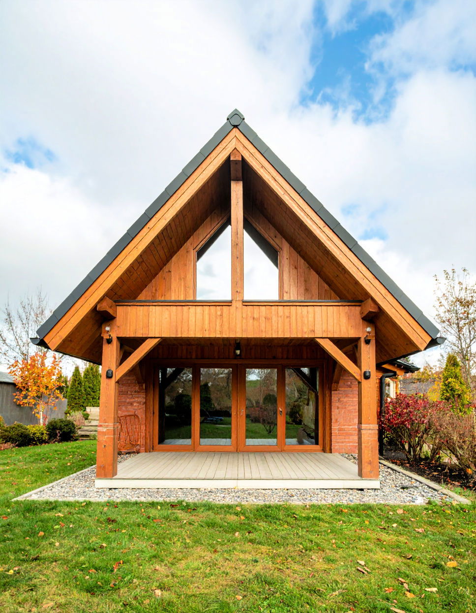 Gabled Roof Porch