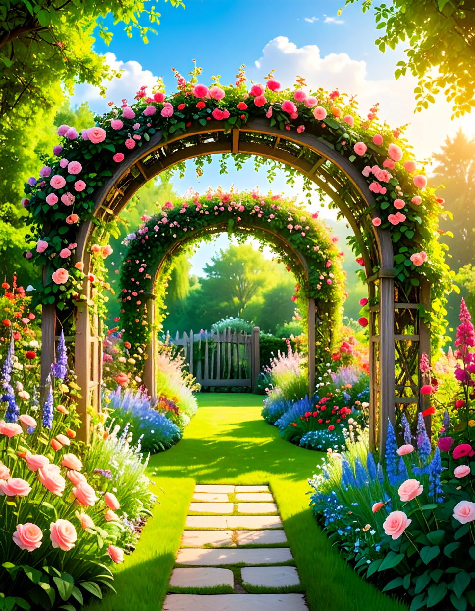 Garden Arch and Trellis