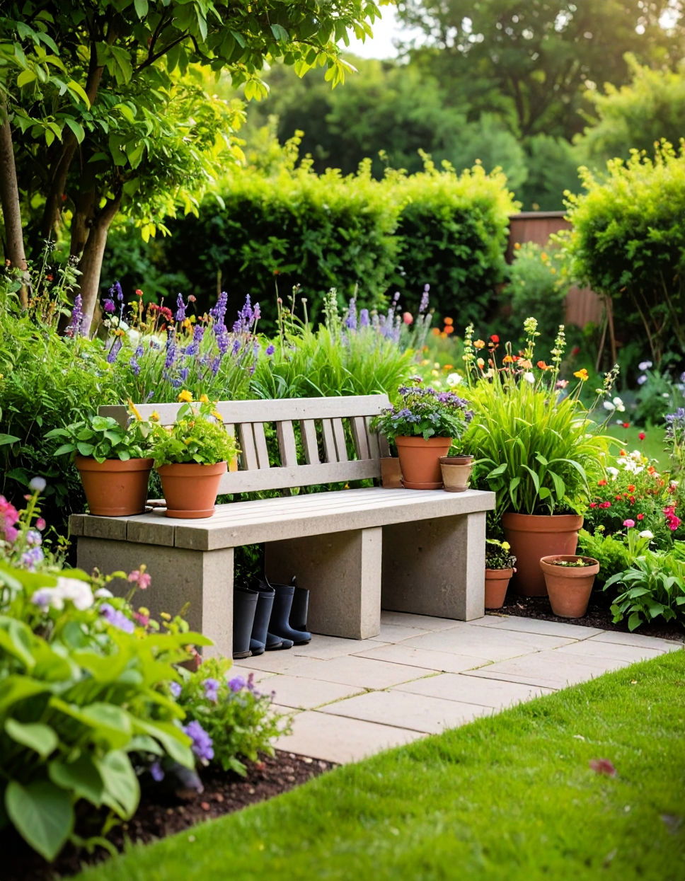 Garden Bench with Storage