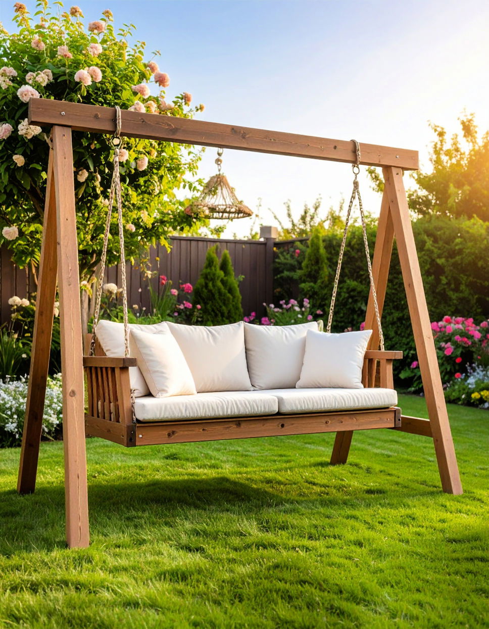Garden Cuddle Swing Idea