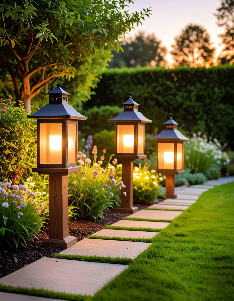 Garden Lanterns Idea