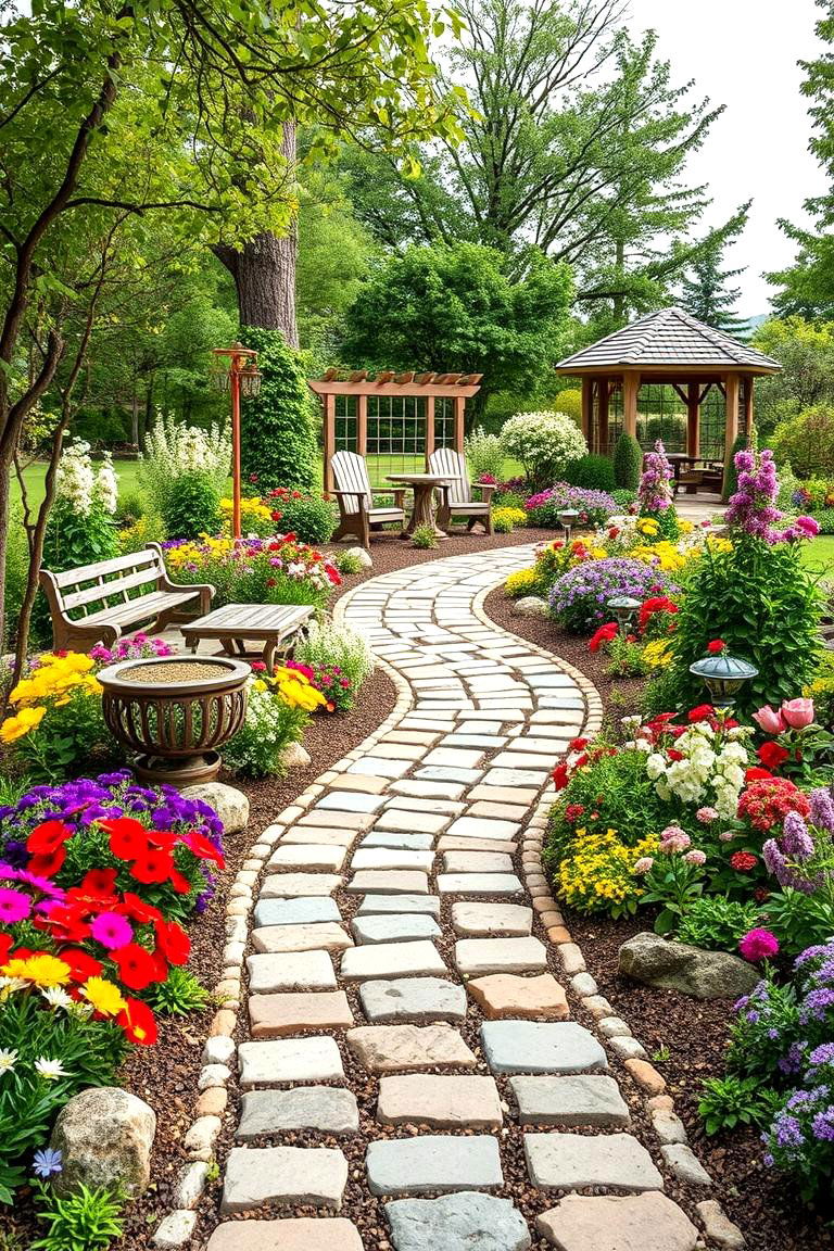 Garden Pathways for Structure and Beauty - 25 Garden Ideas