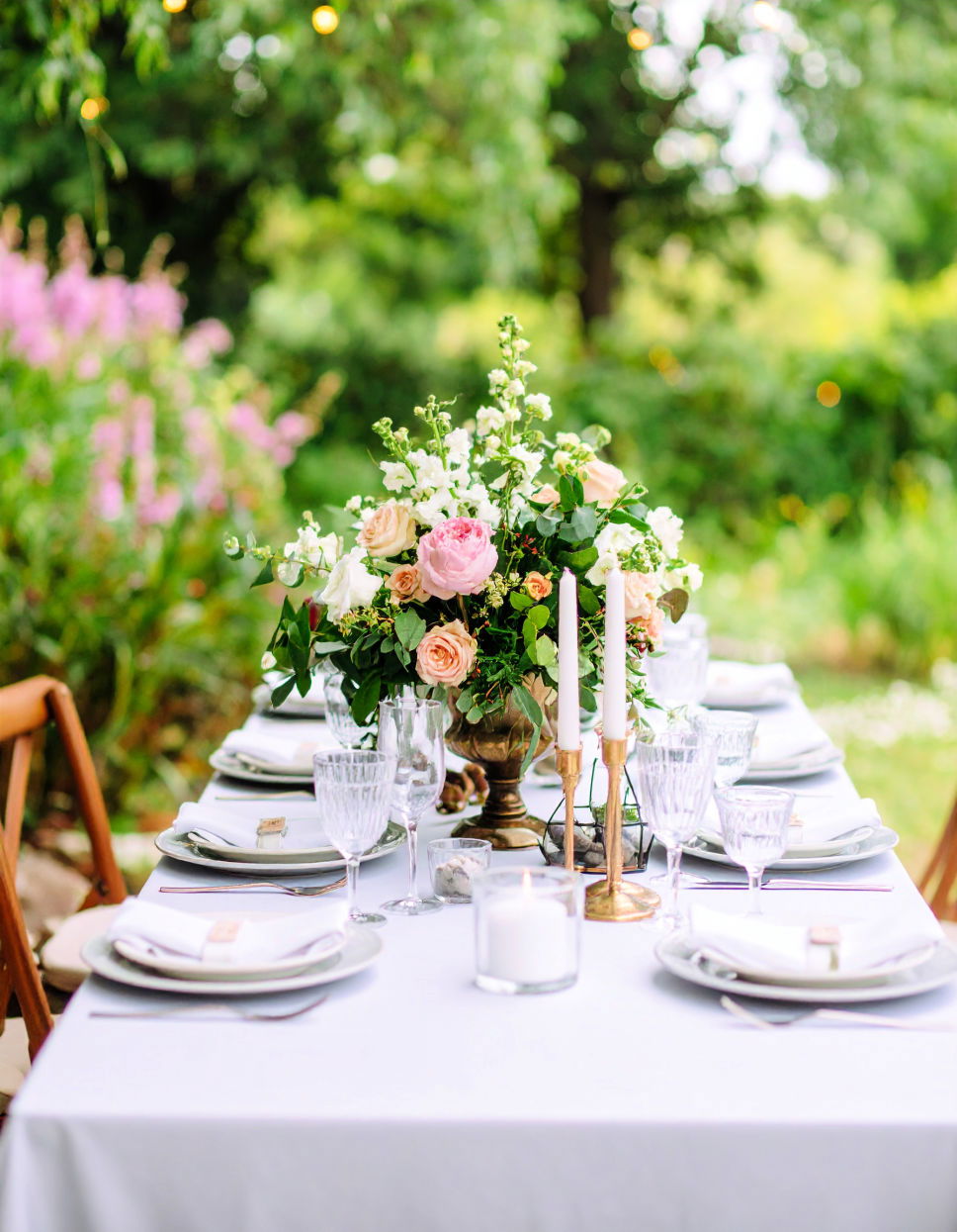 Garden Themed Centerpiece